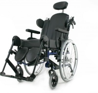 Кресло-коляска инвалидная алюминиевая складная для полных людей BREEZY RubiX2 Comfort XL LY-710-0642-02XL