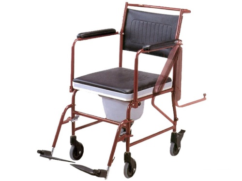 Кресло-каталка инвалидная с санитарным оснащением LY-800-690, со съемным туалетным устройством, складная, ширина сиденья 43 см, Titan (кресло-туалет) Кресло-каталка с туалетным устройством со съемными подлокотниками и съемными подножками. Высота сиденья 45 см, ширина сиденья 43 см. Грузоподъемность 120 кг.