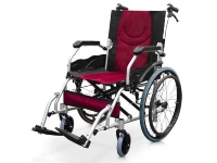 Кресло-коляска инвалидная облегченная алюминиевая складная LY-710 (710-011), ширина сиденья 45 см, нагрузка 120 кг