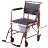 Кресло-каталка инвалидная с санитарным оснащением LY-800-690--002, со съемным туалетным устройством, складная, Titan (кресло-туалет)