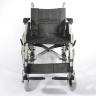 Кресло-коляска инвалидная облегченная алюминиевая комнатная/прогулочная складная LY-710 (710-867LQ/45), на пневматических колесах, ширина сиденья 45 см, нагрузка 120 кг, Titan 