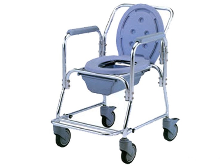 Кресло-туалет Titan LY-2003M--002 на колесах. Для инвалидов и пожилых людей