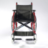 Кресло-коляска инвалидная облегченная алюминиевая комнатная/прогулочная складная LY-710 (710-128LQ), на пневматических/литых колесах, ширина сиденья 43, 45, 48 см, максимальный вес 120 кг 