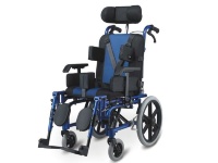 LY-710 (710-958) Кресло-коляска инвалидная детская алюминиевая складная с наклоном спинки для детей с ДЦП