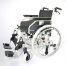 Кресло-коляска инвалидная облегченная алюминиевая комнатная/прогулочная складная LY-710 (710-115LQ/48-L), на литых колесах, ширина сиденья 48 см, нагрузка 120 кг, Titan