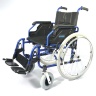 Кресло-коляска инвалидная облегченная алюминиевая комнатная/прогулочная складная LY-710 (710-865LQ/45), на пневматических колесах, ширина сиденья 45 см, нагрузка 120 кг, Titan