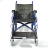 Кресло-коляска инвалидная облегченная алюминиевая комнатная/прогулочная складная LY-710 (710-865LQ/45), на пневматических колесах, ширина сиденья 45 см, нагрузка 120 кг, Titan