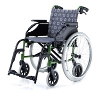 Кресло-коляска/каталка инвалидная алюминиевая комнатная/прогулочная складная LY-710 (710-K8)
