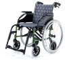 Кресло-коляска/каталка инвалидная алюминиевая комнатная/прогулочная складная LY-710 (710-K8)