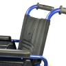 Кресло-коляска инвалидная облегченная алюминиевая комнатная/прогулочная складная LY-710 (710-865LQ/43-L), на литых колесах, ширина сиденья 43 см, нагрузка 120 кг, Titan