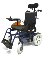 Кресло-коляска инвалидная с электроприводом складная LY-EB103 (Recliner), ширина сиденья 48 см, грузоподъемность 135 кг 
