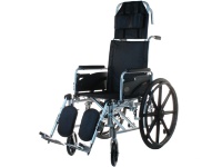 Кресло-коляска инвалидная облегченная алюминиевая с высокой спинкой складная LY-710-954-J, ширина сиденья 40 см, нагрузка 120 кг, Titan