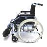 Кресло-коляска инвалидная складная с принадлежностями LY-710 (710-070/48-L), ширина сиденья 48 сантиметров 