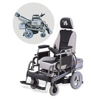 Кресло-коляска инвалидная  с электроприводом (электрическая) ширина сиденья 40 см, грузоподъемность 120 кг LY-EB103 (103-120)