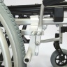 Кресло-коляска инвалидная алюминиевая складная с регулируемым углом наклона спинки LY-710 (710-033/45) Tommy, на литых колесах, ширина сиденья 45 см, нагрузка 120 кг
