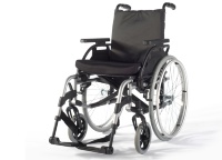 Кресло-коляска инвалидная облегченная алюминиевая складная BREEZY BasiX2 LY-710-0741, ширина сиденья 38-52 см, нагрузка 125 кг