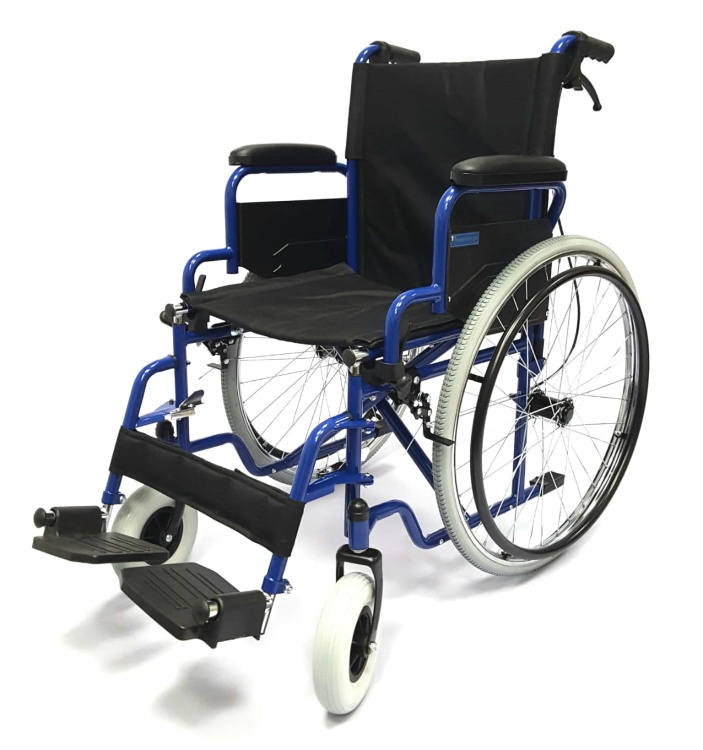 Кресло-коляска инвалидная стандартная складная LY-250 (250-031A), ширина сиденья 43, 46, 51 см, максимальный вес 120 кг