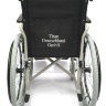 Кресло-коляска инвалидная стандартная комнатная прогулочная складная LY-250 (250-041/43), ширина сиденья 43 см, максимальный вес 120 кг