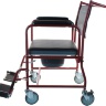 Кресло-каталка инвалидная с санитарным оснащением LY-800 (800-154), со съемным туалетным устройством, ширина сиденья 43 см, Titan (кресло-туалет)