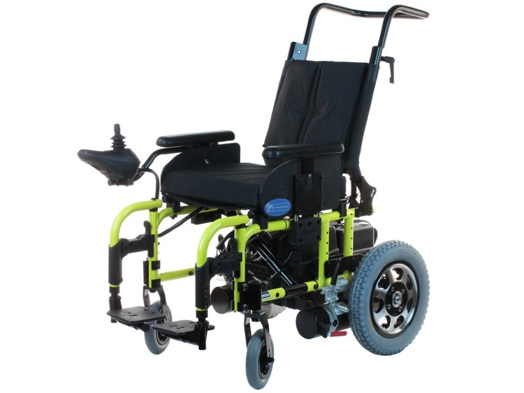 Кресло-коляска инвалидная детская  с электроприводом (электрическая) ширина сиденья 37 см для детей с ДЦП LY-EB103-K200