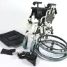 Кресло-коляска инвалидная комнатная/прогулочная алюминиевая складная LY-710-950, ширина сиденья 46 см