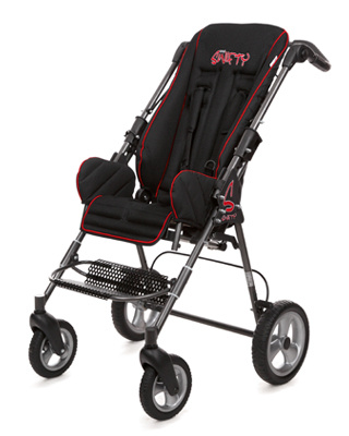 Кресло-коляска инвалидная с принадлежностями для детей с ДЦП, вариант исполнения LY-170, (Swifty)