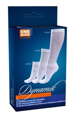 Диабетические носки, бесшовные для больных сахарным диабетом (средние) “DYNAMIK” DY992