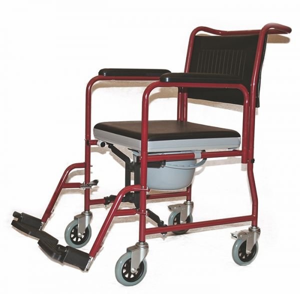 Кресло-каталка инвалидная с санитарным оснащением LY-800-690--003, со съемным туалетным устройством, складная, Titan (кресло-туалет)