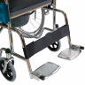 Кресло-коляска инвалидная складная Titan LY-250 (250-681W) с санитарным оснащением (съемное туалетное устройство), ширина сиденья 43 см