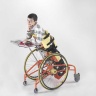 Кресло-коляска инвалидная с принадлежностями, вариант исполнения LY-710 (Happy Standing), детская с вертикализатором