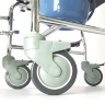 Кресло-каталка инвалидная с санитарным оснащением LY-800 (800-154-A), со съемным туалетным устройством, ширина сиденья 45 см, Titan (кресло-туалет) 