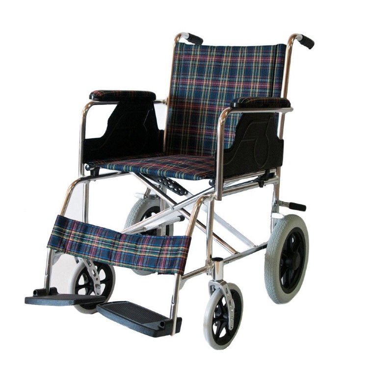 Кресло-каталка алюминиевая складная LY-800 (800-812-V), ширина сиденья 45 см, Titan (каталка для инвалидов) 