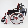 Кресло-коляска инвалидная складная с принадлежностями LY-710 (710-9863), ширина сиденья 46 сантиметров
